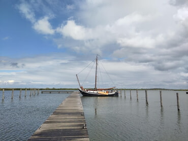 Ganz alleine auf Hoofdeiland Marker Wadden