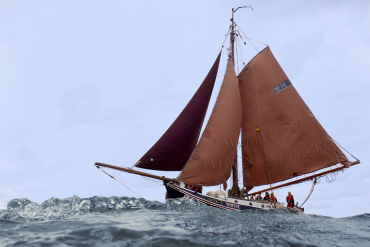 Beiliegen unter Vollzeug